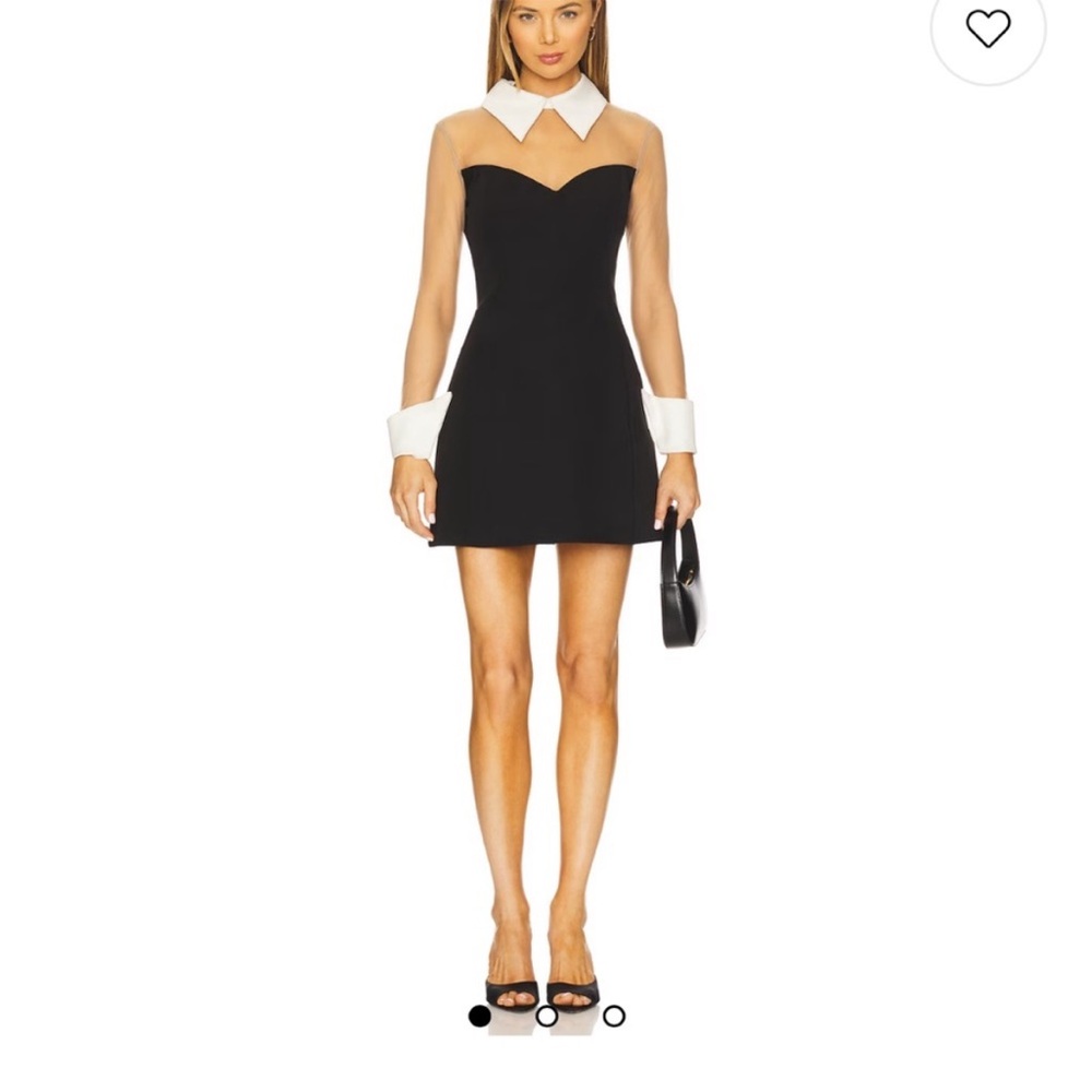 Bronx and banco Elegant Black and White Women's Dress